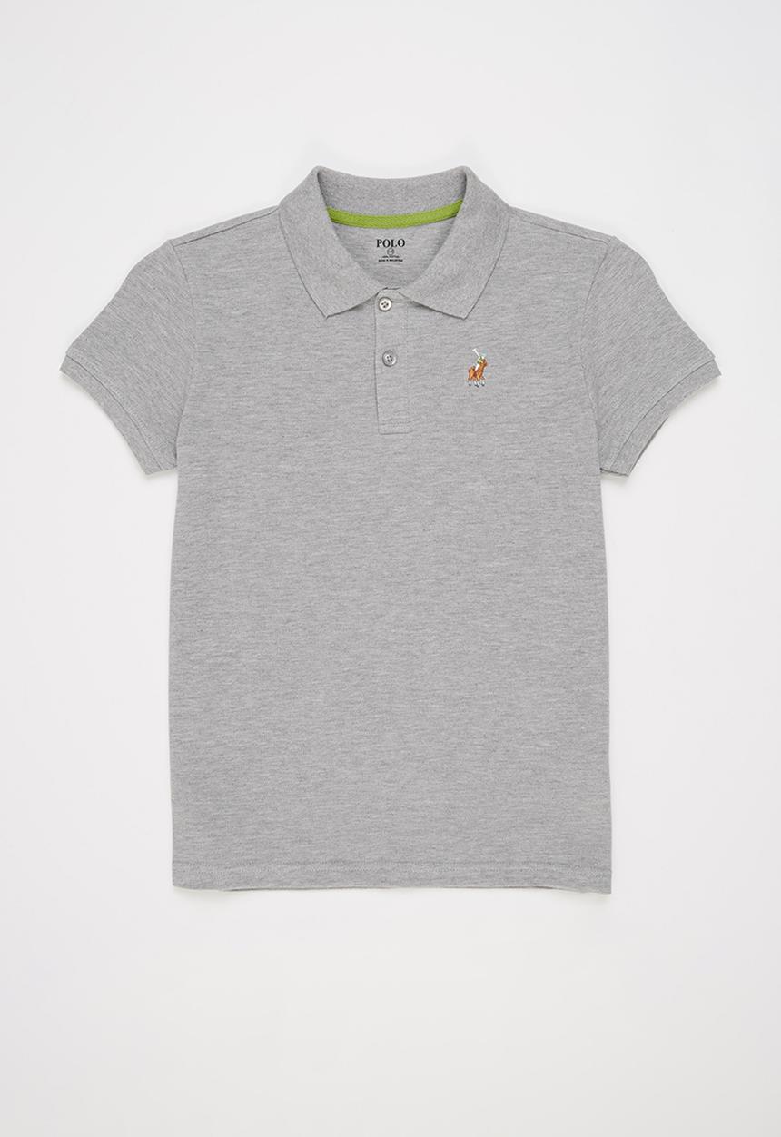 POLO - Boys austin short sleeve golfer - grey