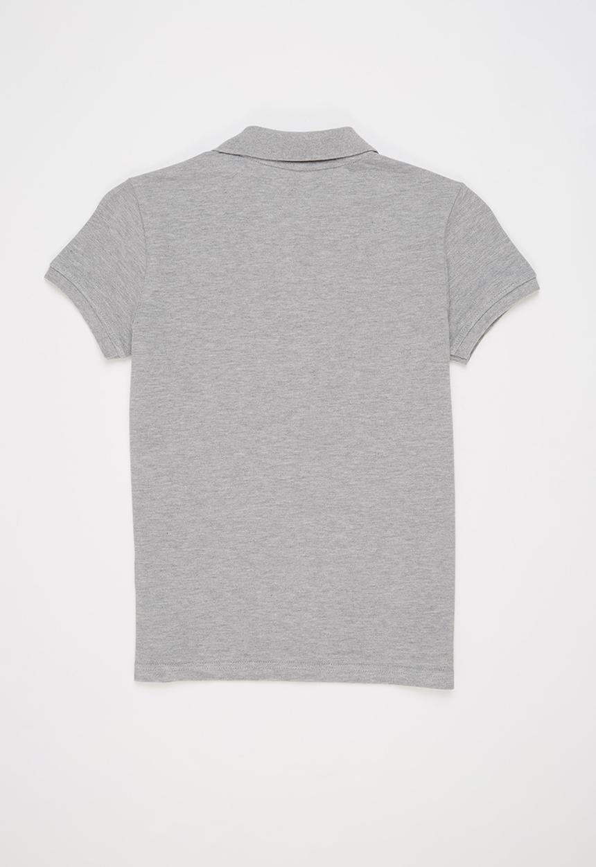 POLO - Boys austin short sleeve golfer - grey