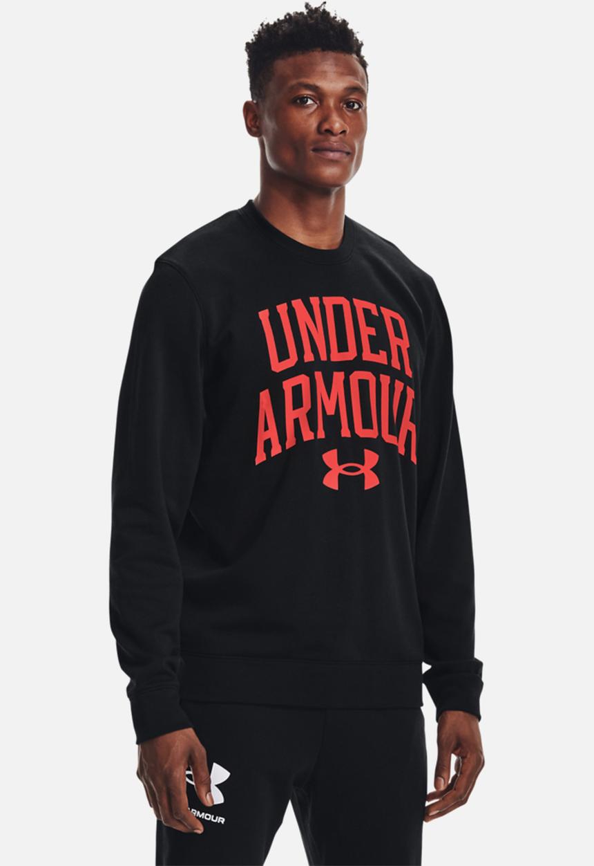 Under Armour - UA rival terry crew - black