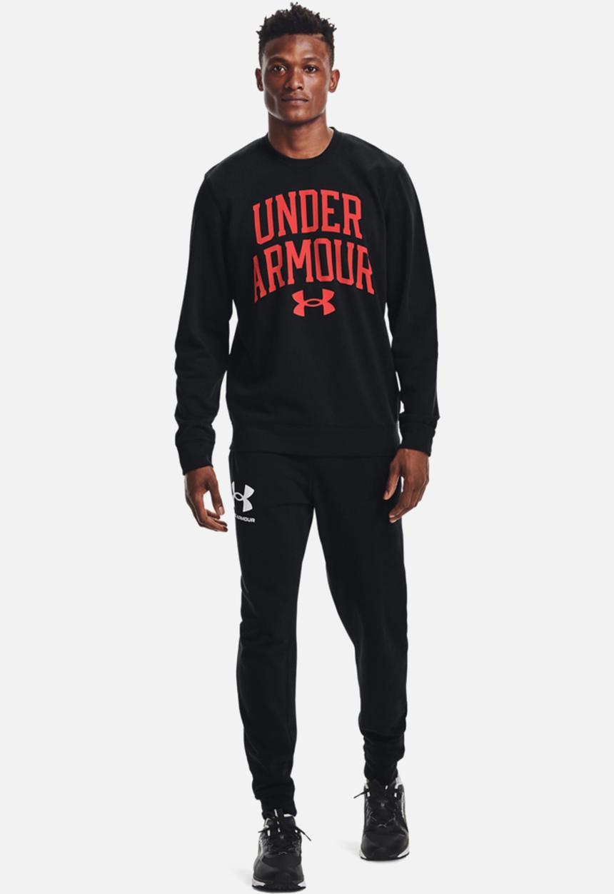 Under Armour - UA rival terry crew - black