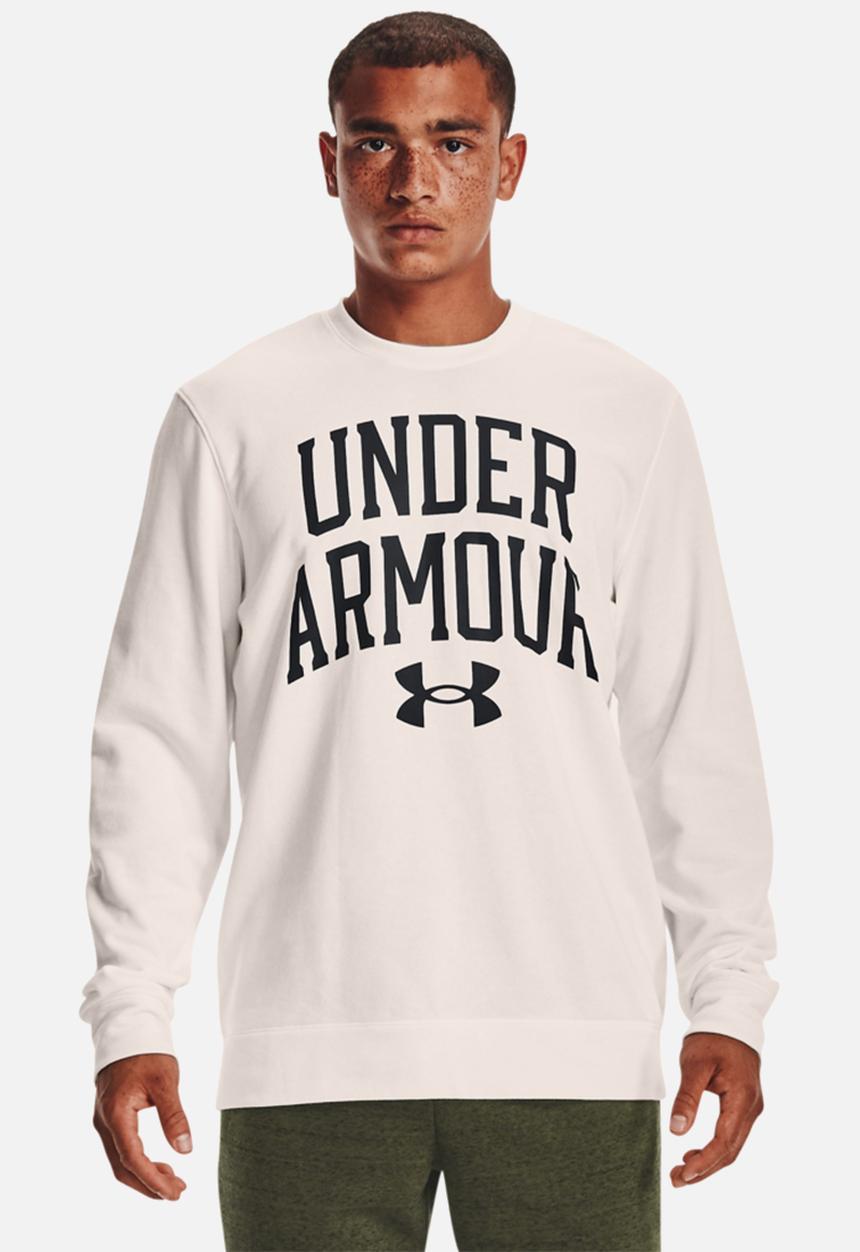 Under Armour - UA rival terry crew - white