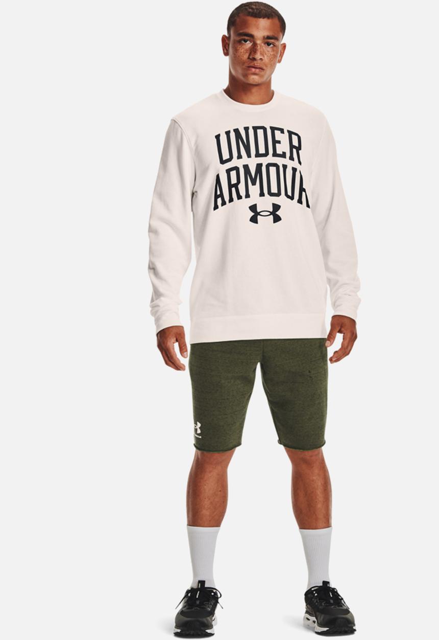 Under Armour - UA rival terry crew - white