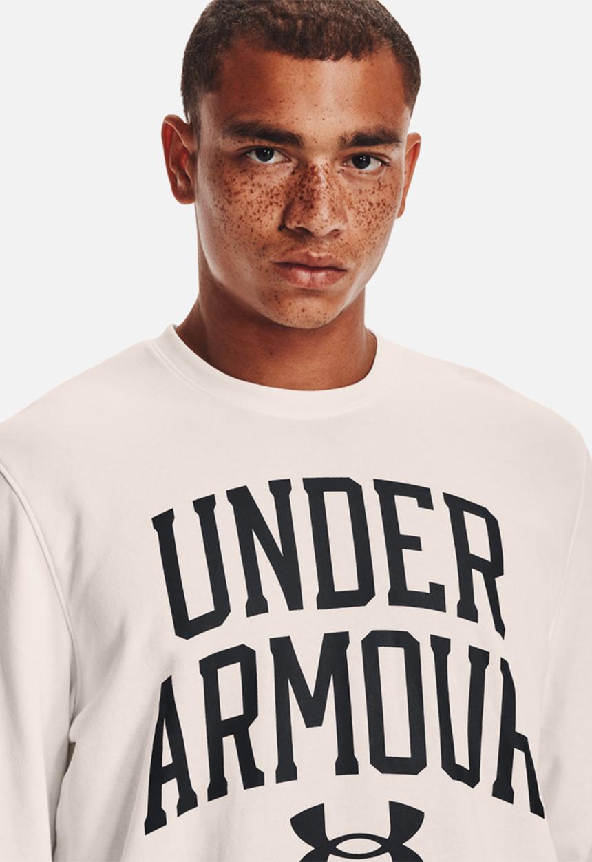Under Armour - UA rival terry crew - white