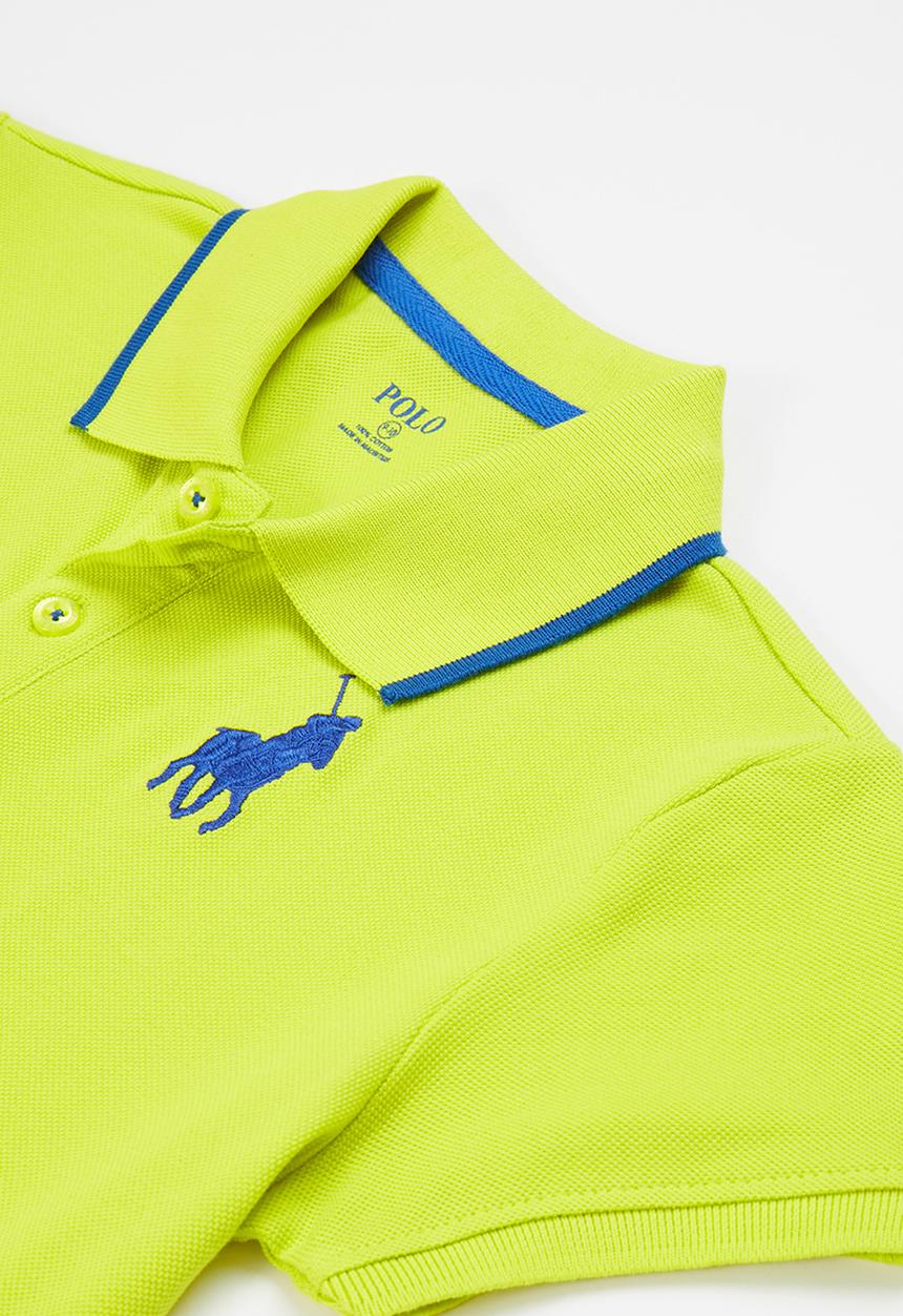 POLO - Boys kyle numerical golfer - lime