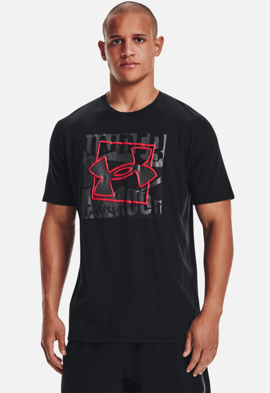 Under Armour - UA boxed symbol outline short sleeve tee - black