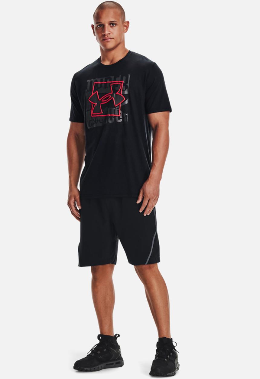 Under Armour - UA boxed symbol outline short sleeve tee - black