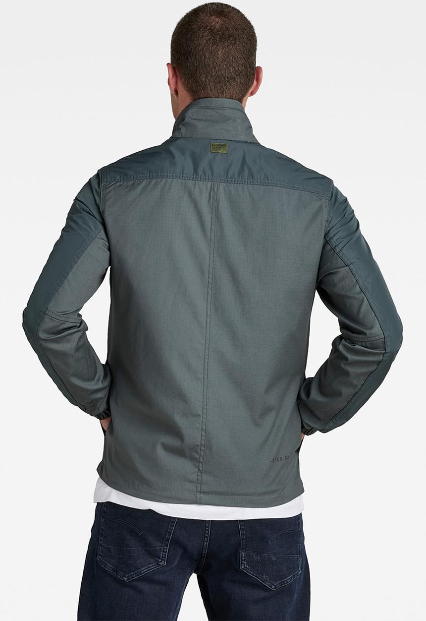 G-STAR - Fabric mix overshirt - graphite