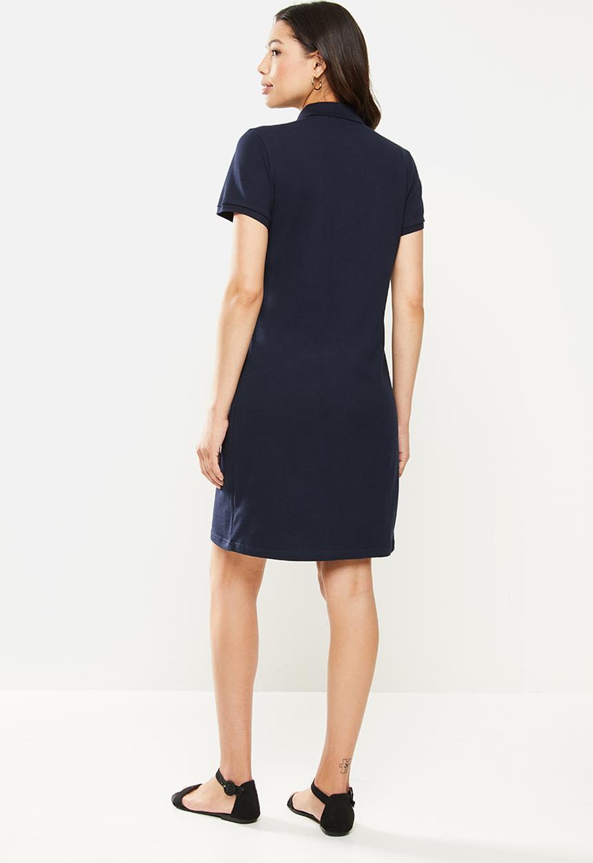 POLO - Melanie short sleeve equestrian golfer dress - navy