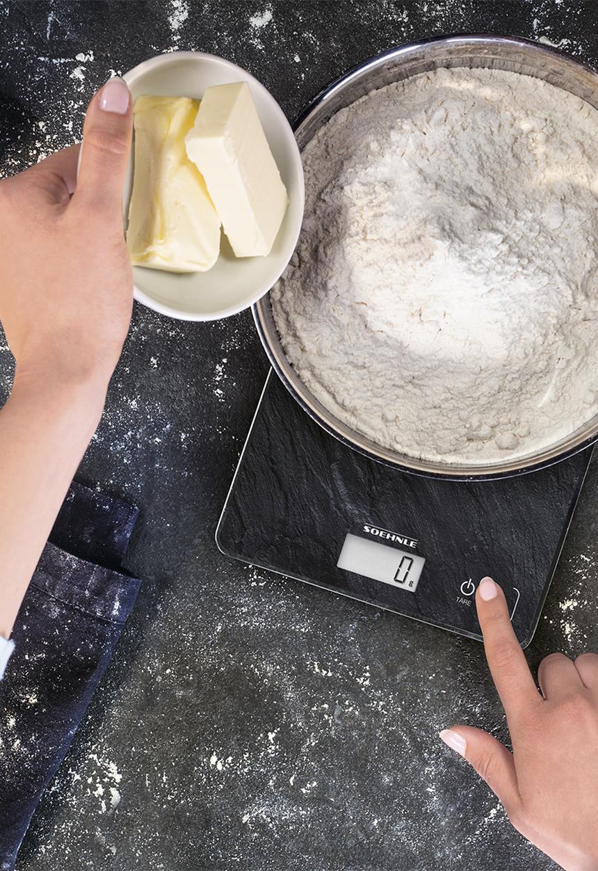 Soehnle - Kitchen scale with lcd screen - slate