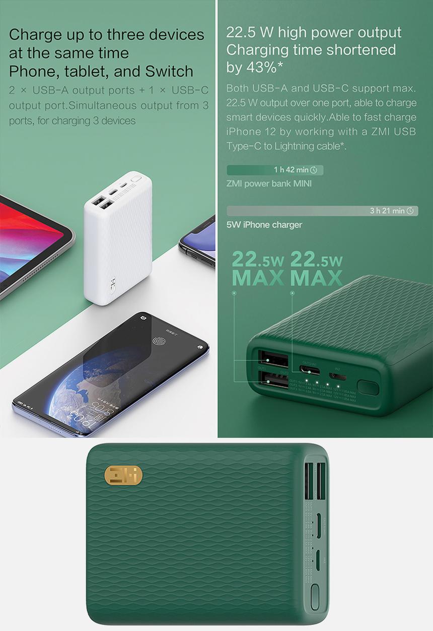 ZMI - Power bank - green