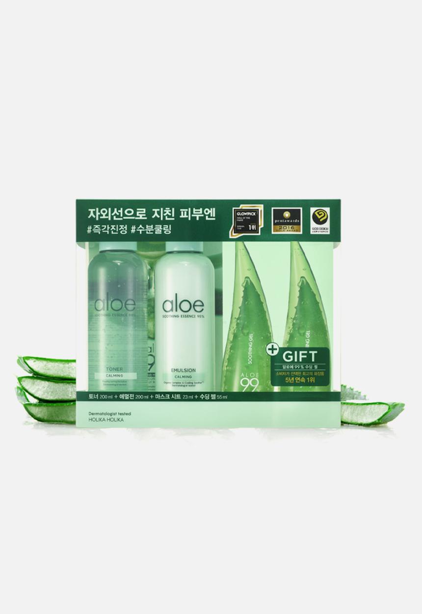 HOLIKA HOLIKA - Aloe Soothing Skin Care Kit