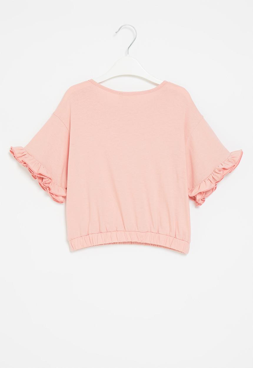 Superbalist Kids - Elasticated hem T-shirt - pink