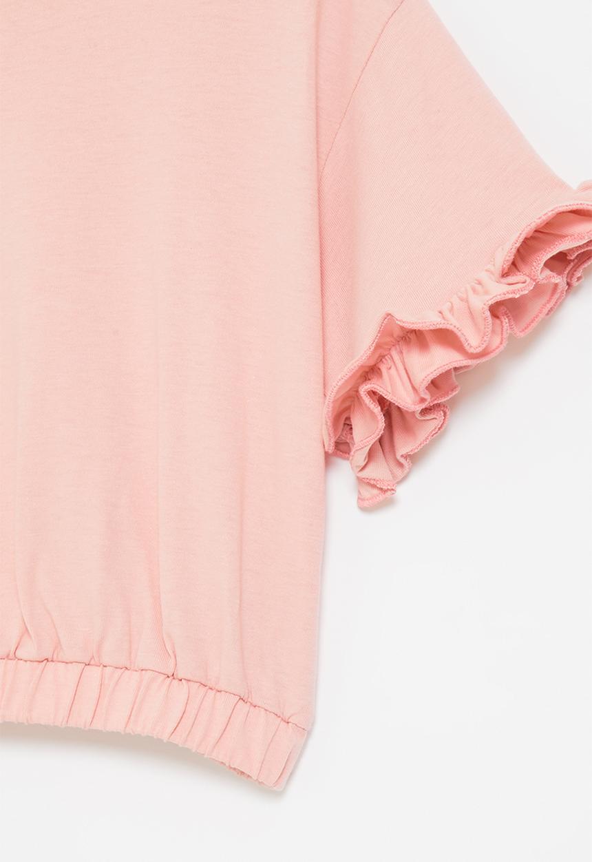 Superbalist Kids - Elasticated hem T-shirt - pink