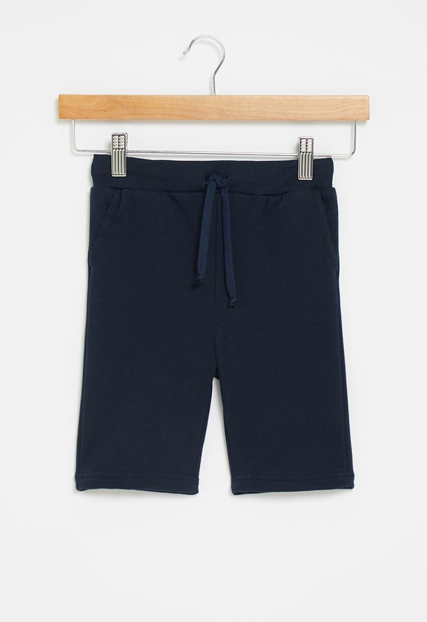 Pop Candy - Young boys single fleece short - navy