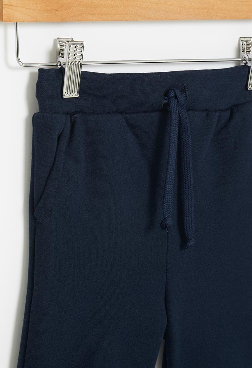 Pop Candy - Young boys single fleece short - navy