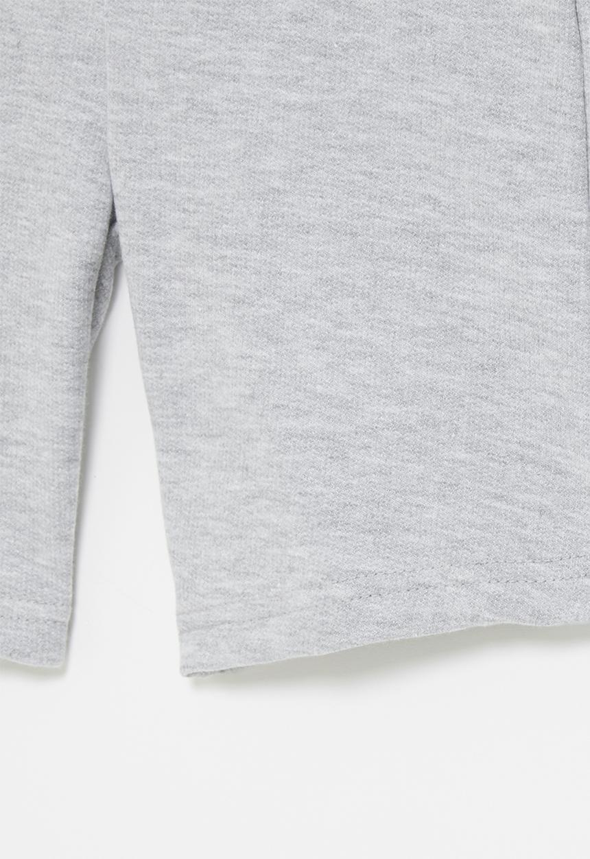 Pop Candy - Young boys single fleece short - grey