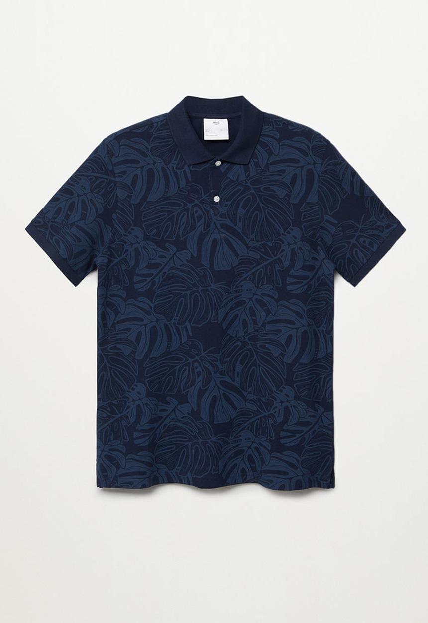 MANGO - Polo shirt beja-h - navy