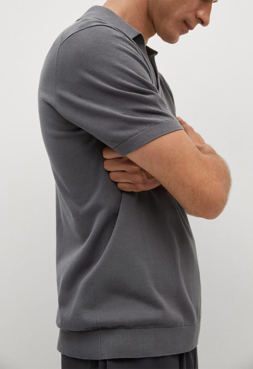 MANGO - Polo shirt tolosap - charcoal