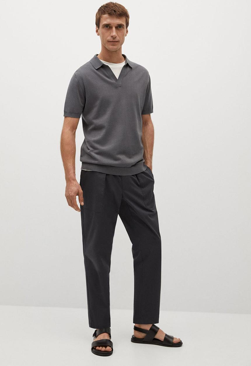 MANGO - Polo shirt tolosap - charcoal