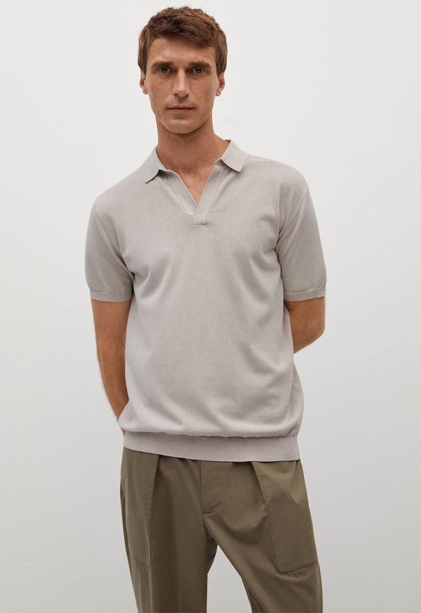 MANGO - Polo shirt tolosap - grey