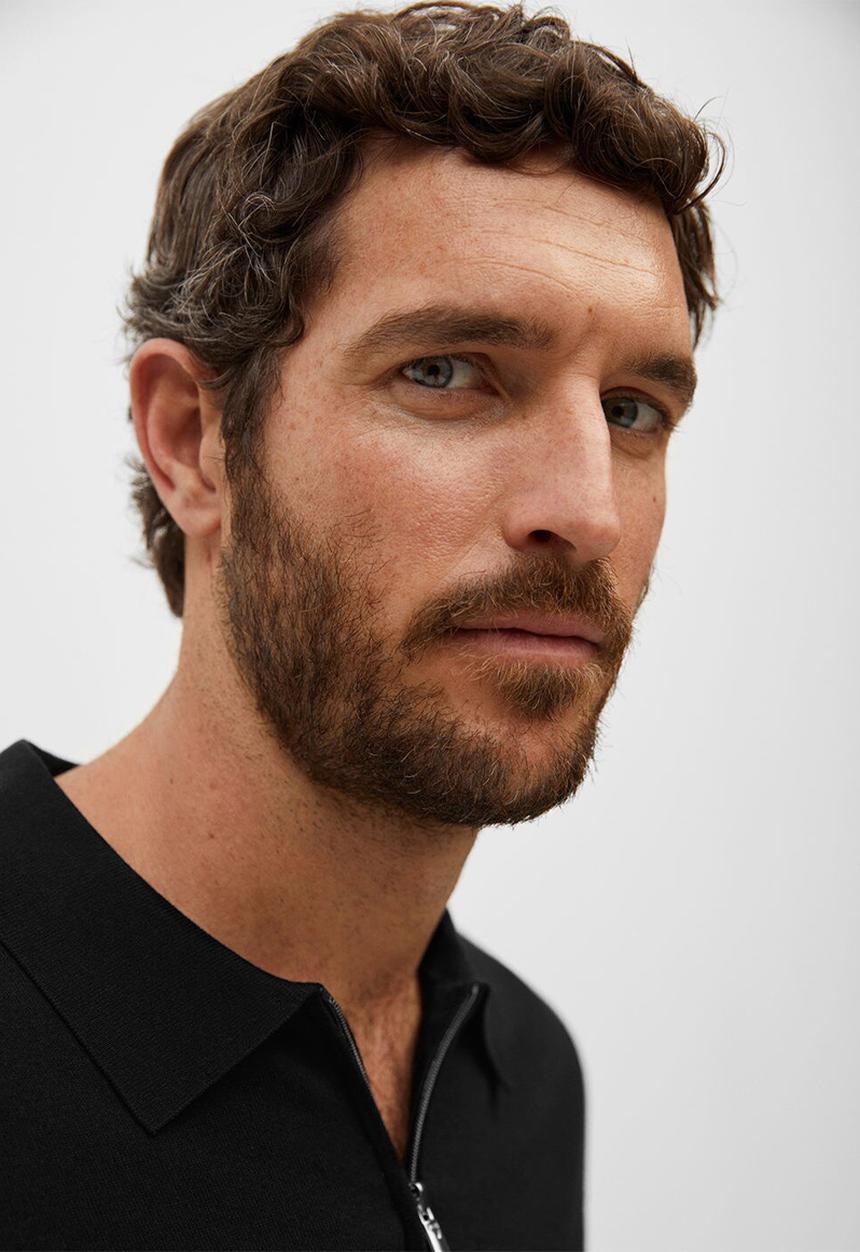 MANGO - Polo shirt aston - black