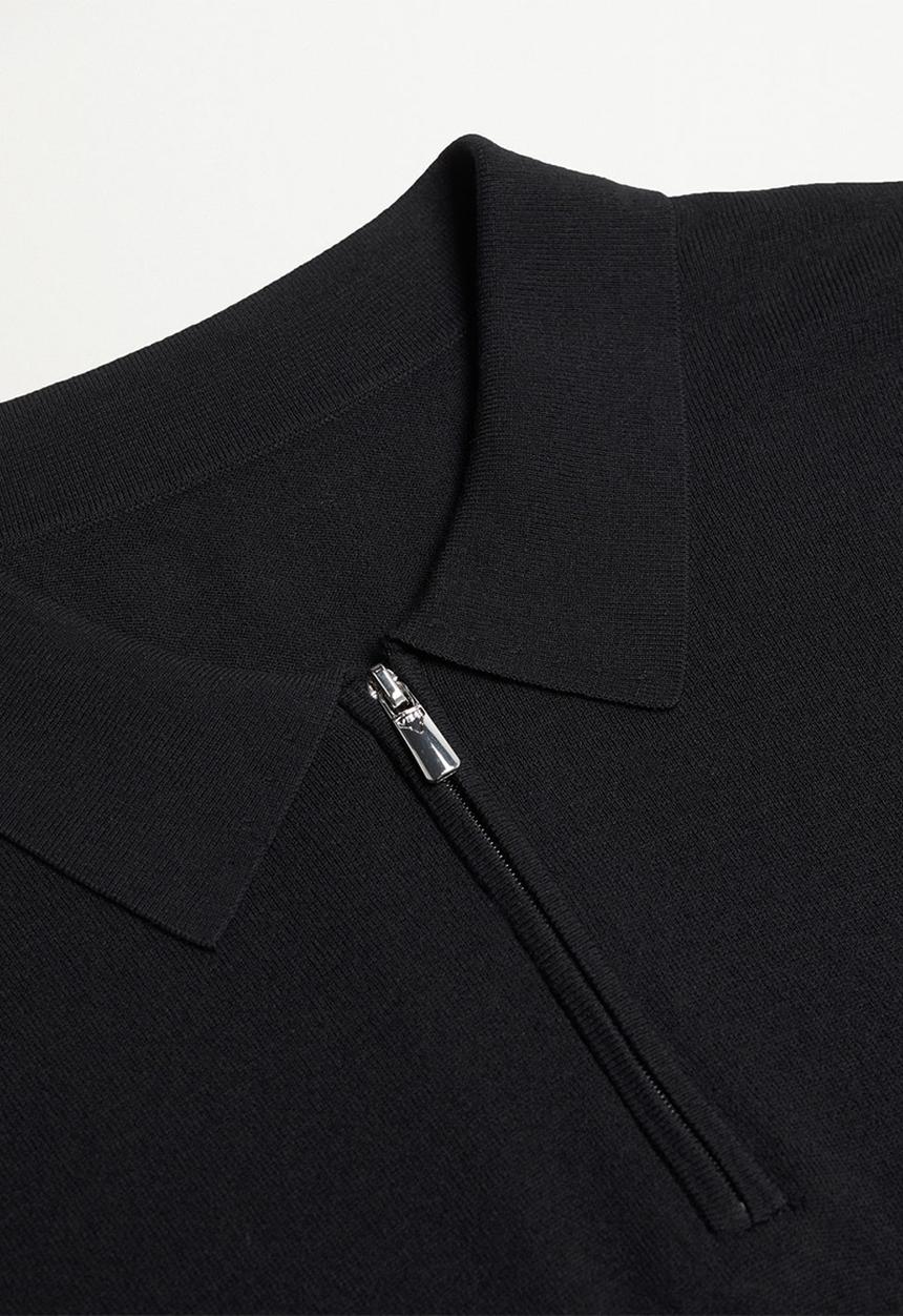 MANGO - Polo shirt aston - black