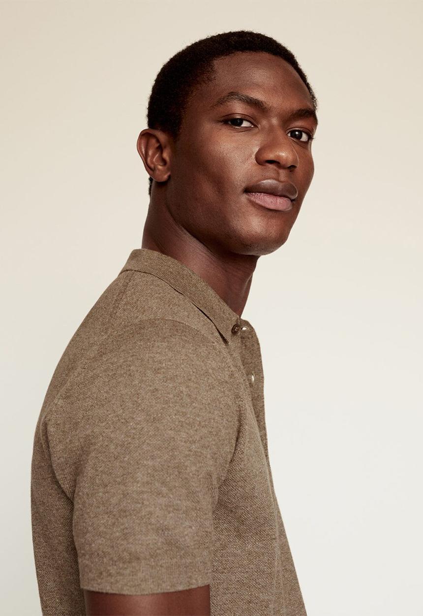 MANGO - Polo shirt andrew - rust