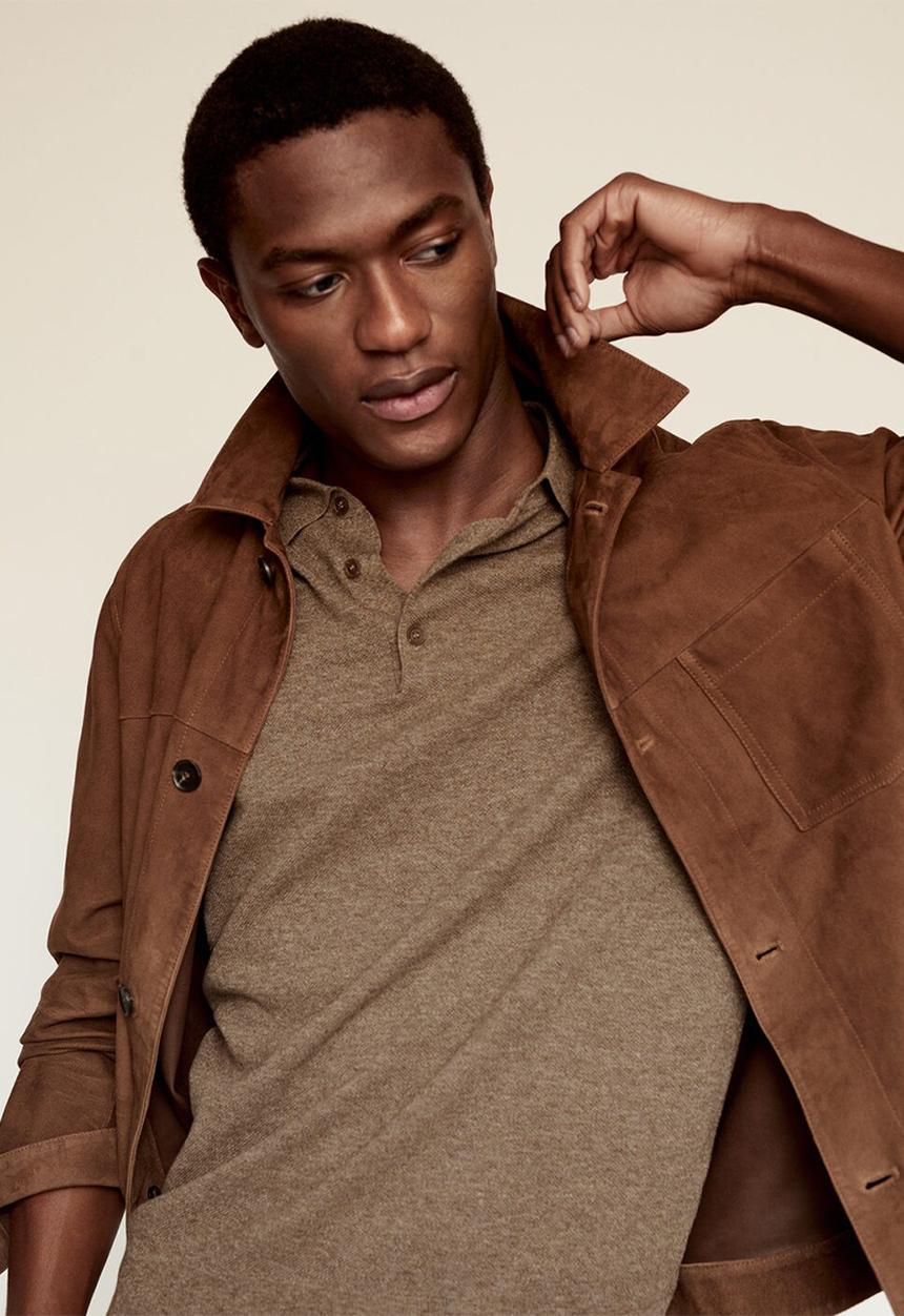 MANGO - Polo shirt andrew - rust
