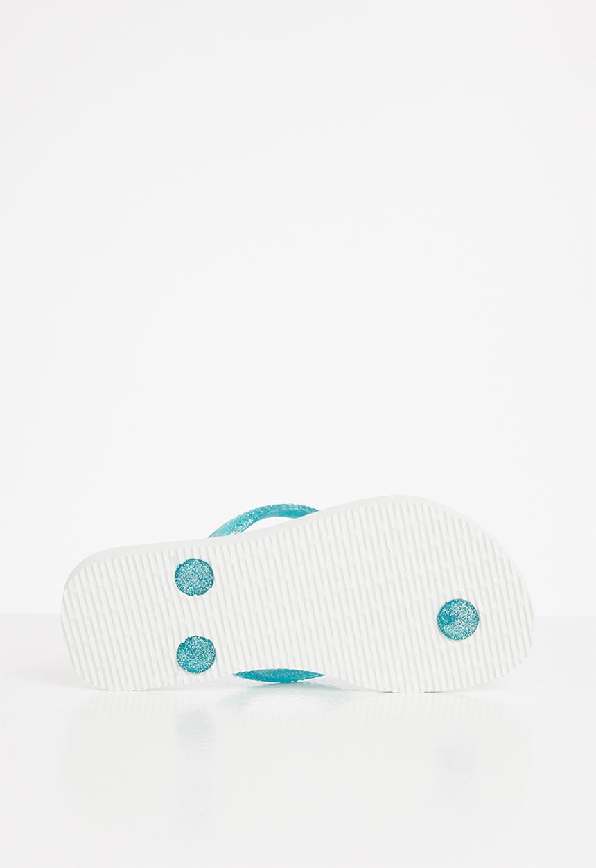 Havaianas - Kids slim frozen - white & green