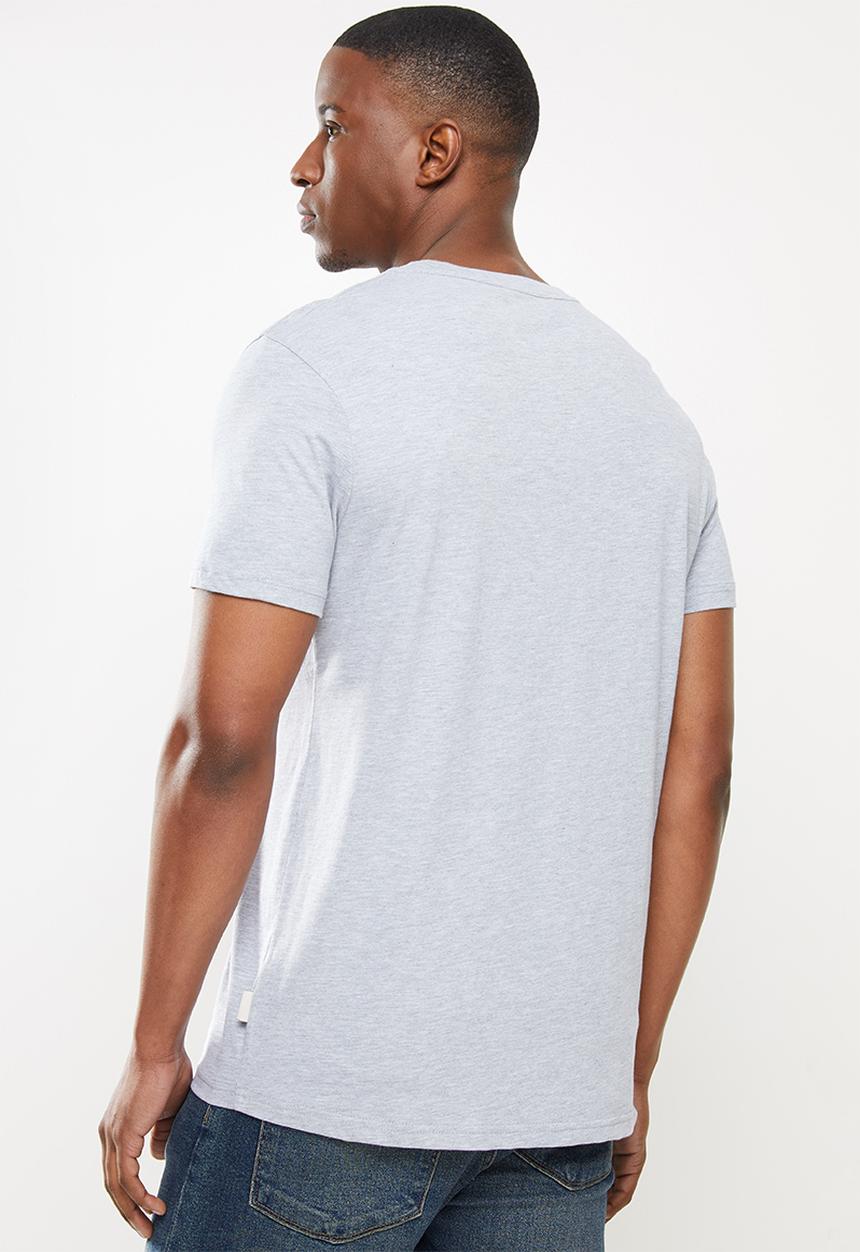 Wrangler - Fly America tee - grey melange