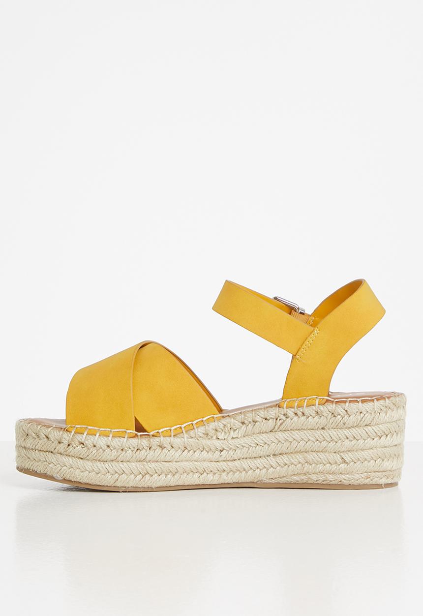 ALDO - Tineviel espadrille sandal - yellow