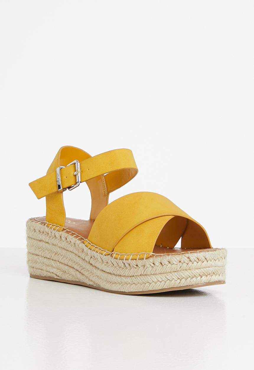 ALDO - Tineviel espadrille sandal - yellow