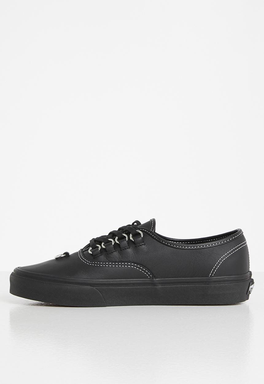 Vans - Authentic hardware - (leather) black/black