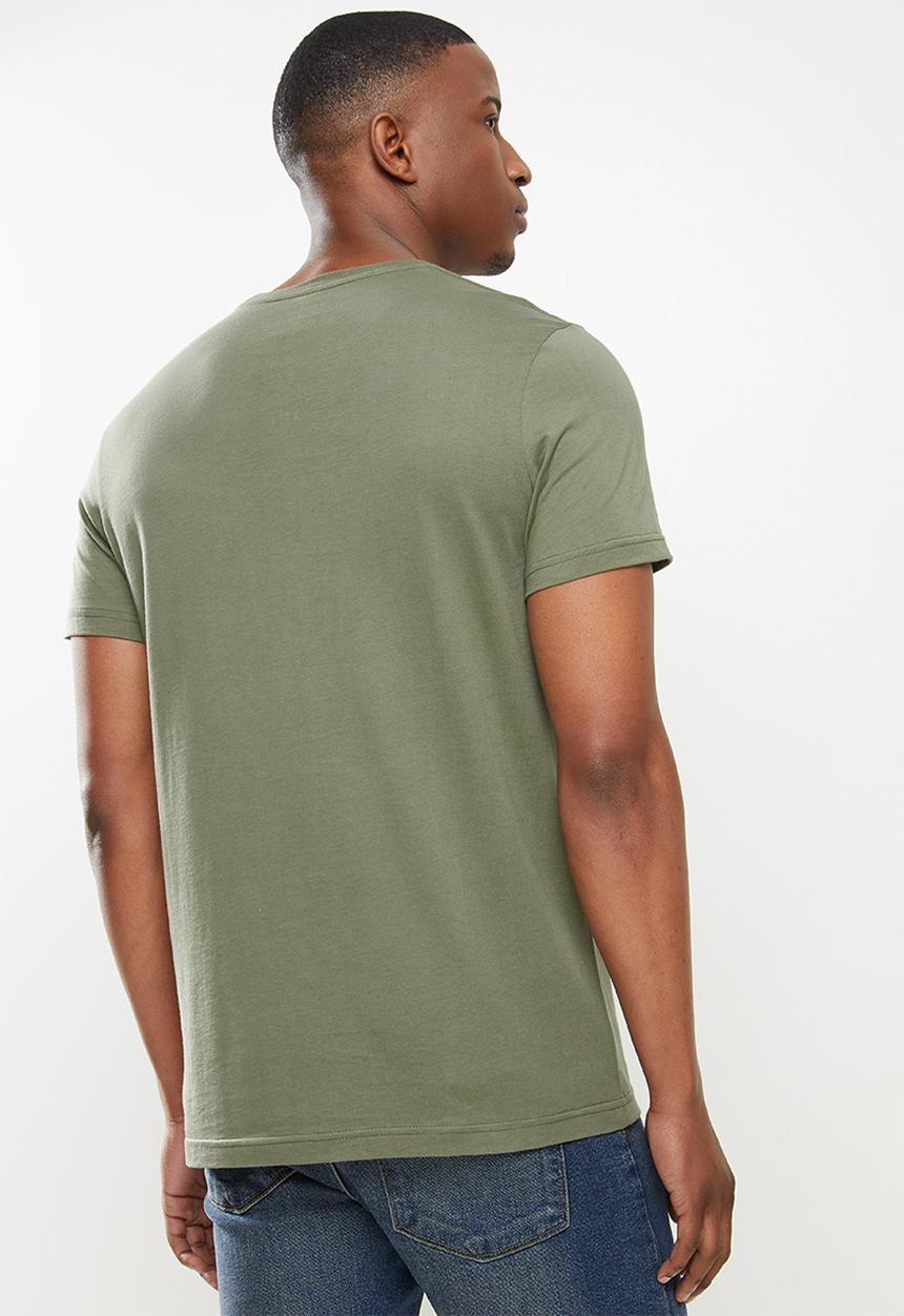 Wrangler - Classic tee - dusty olive