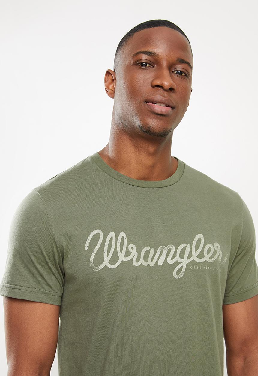 Wrangler - Classic tee - dusty olive