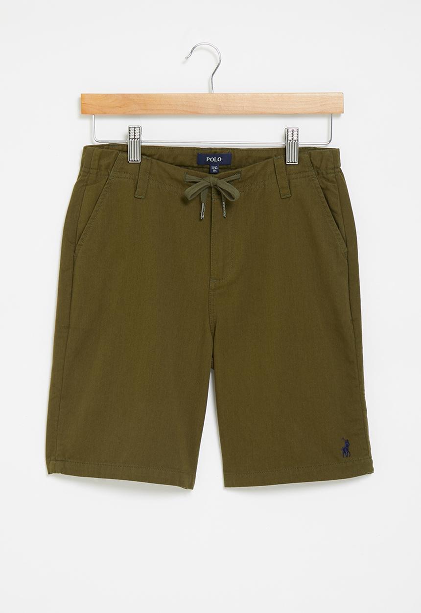 POLO - Boys andrew chino short - olive