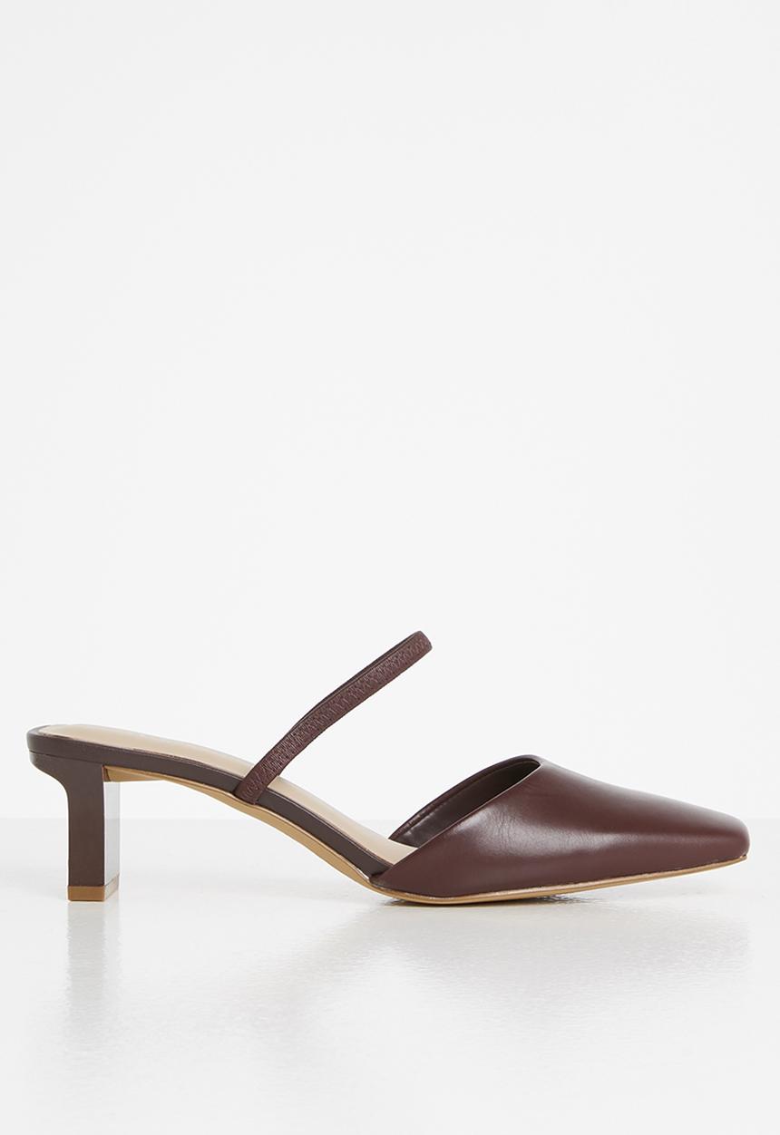 ALDO - Afean mule heel - dark brown