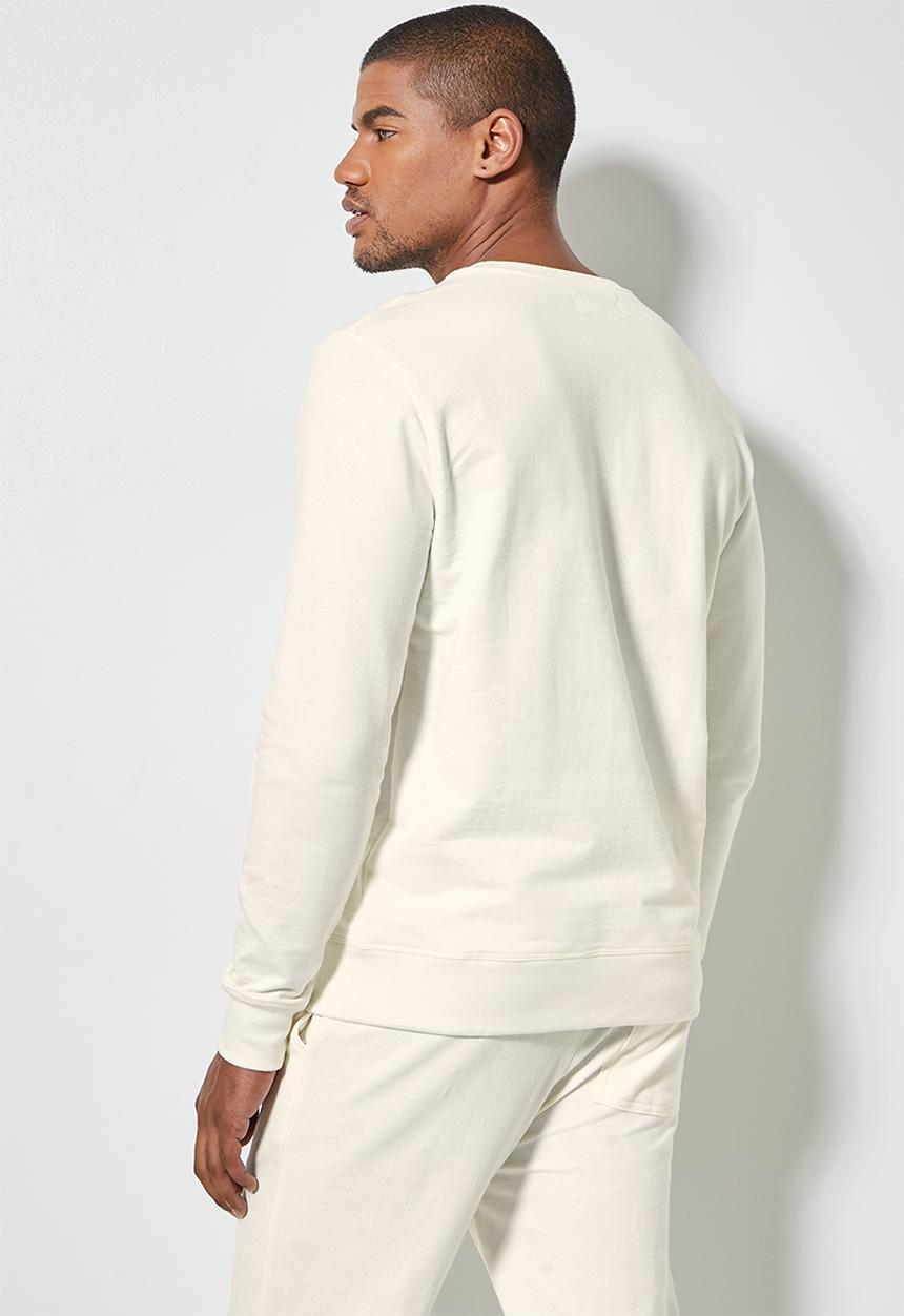 Superbalist - Nasa branded burger crew neck pullover sweat - ecru