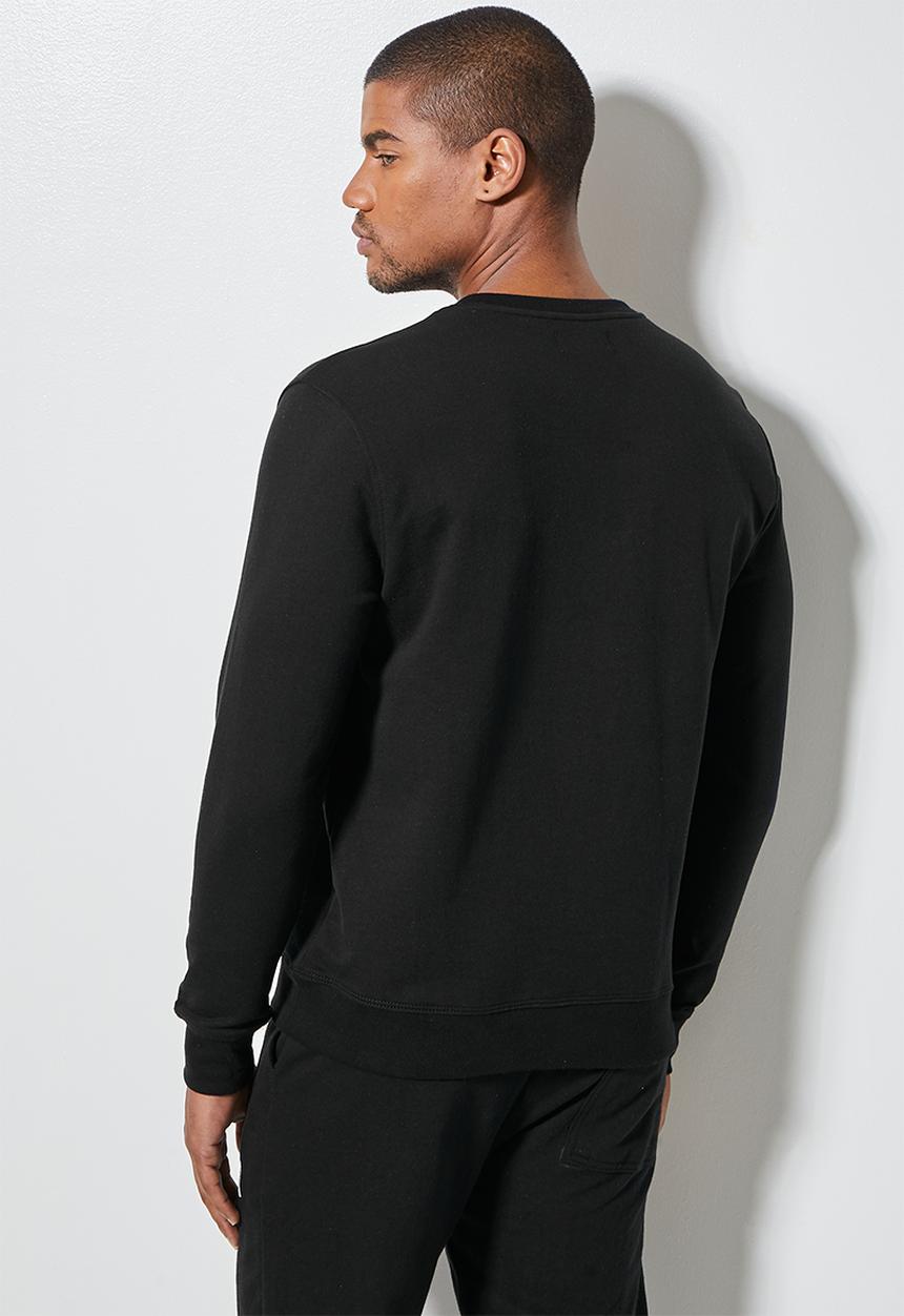 Superbalist - Brewer nasa pullover crew neck sweat - black