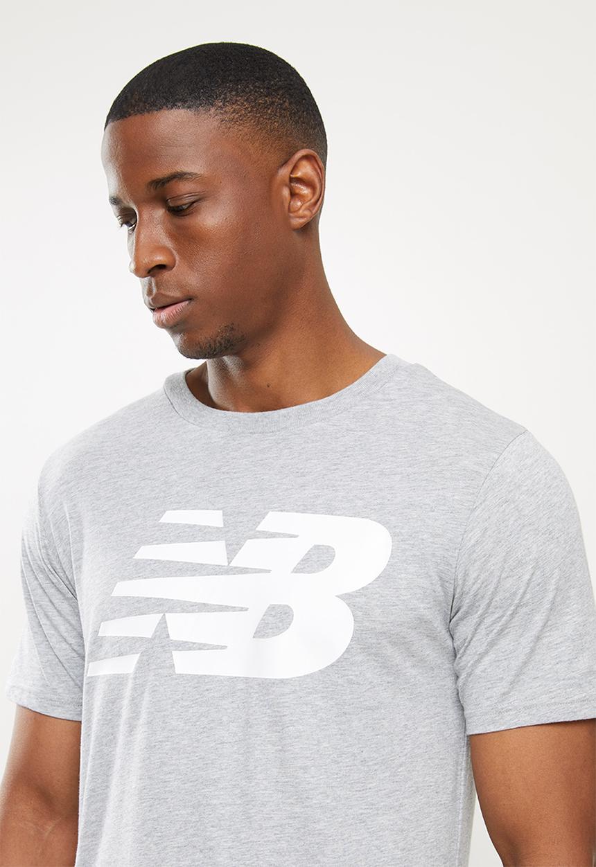 New Balance  - Nb classics nb logo tee - athletic grey