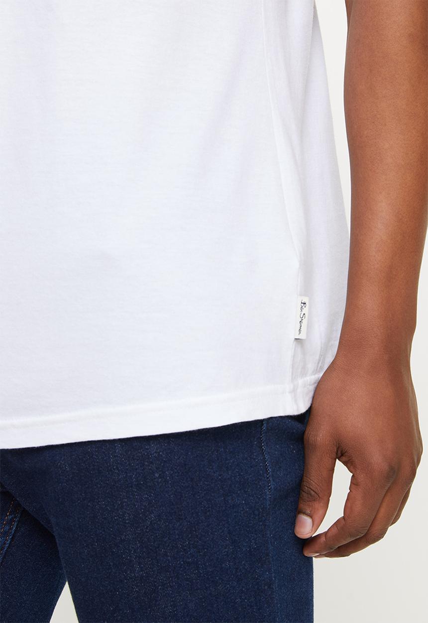 Ben Sherman - Union jack - white