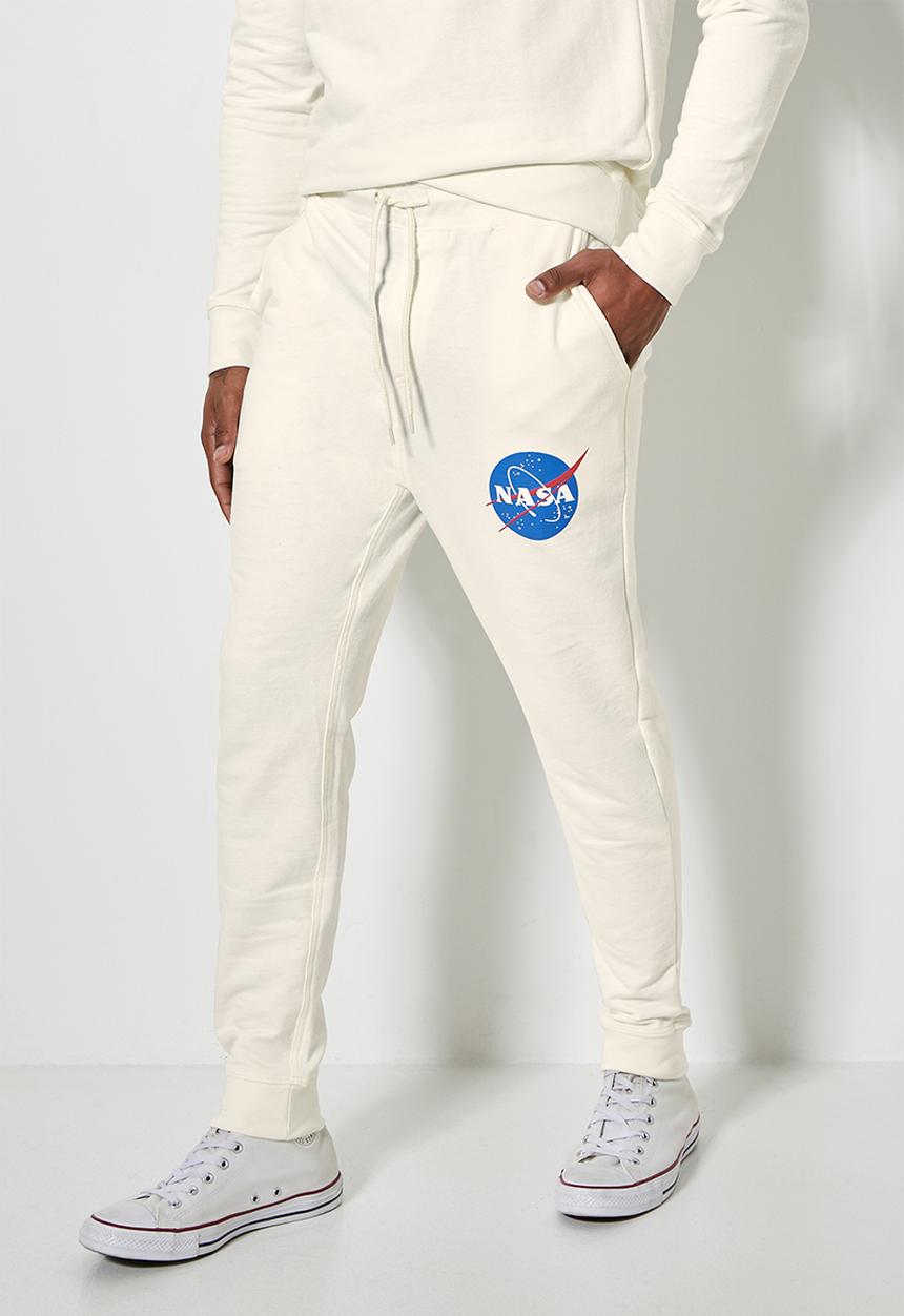 Superbalist - Madrid slim nasa burger sweatpants - ecru