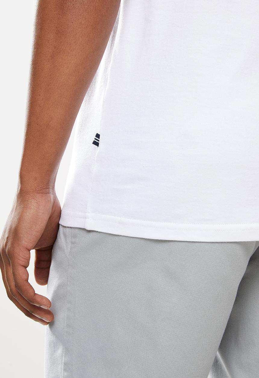 Nautica - Nautica flag tee - white