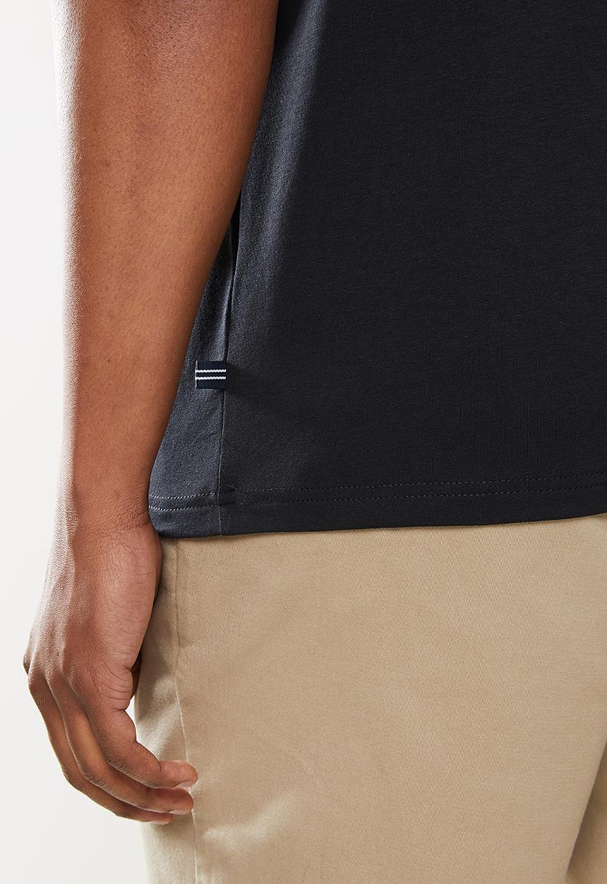 Nautica - Short sleeve pocket tee - black