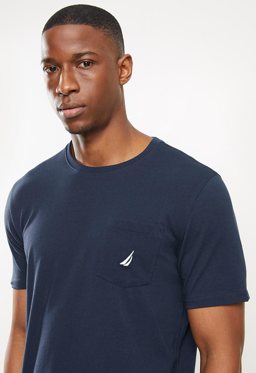 Nautica - Short sleeve pocket tee - navy
