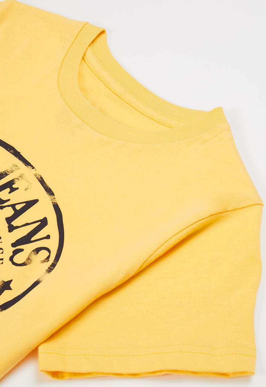 Lee  - Boys vintage stamp tee - yellow