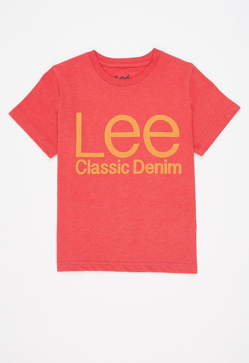 Lee  - Boys lee denim tee - red