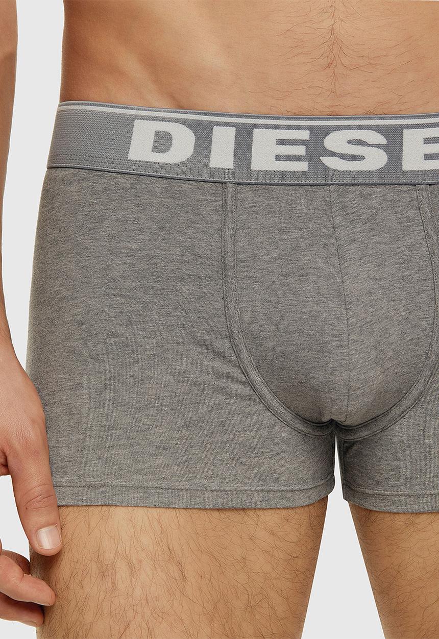 Diesel  - Umbx-damien two pack boxer briefs - black & grey 