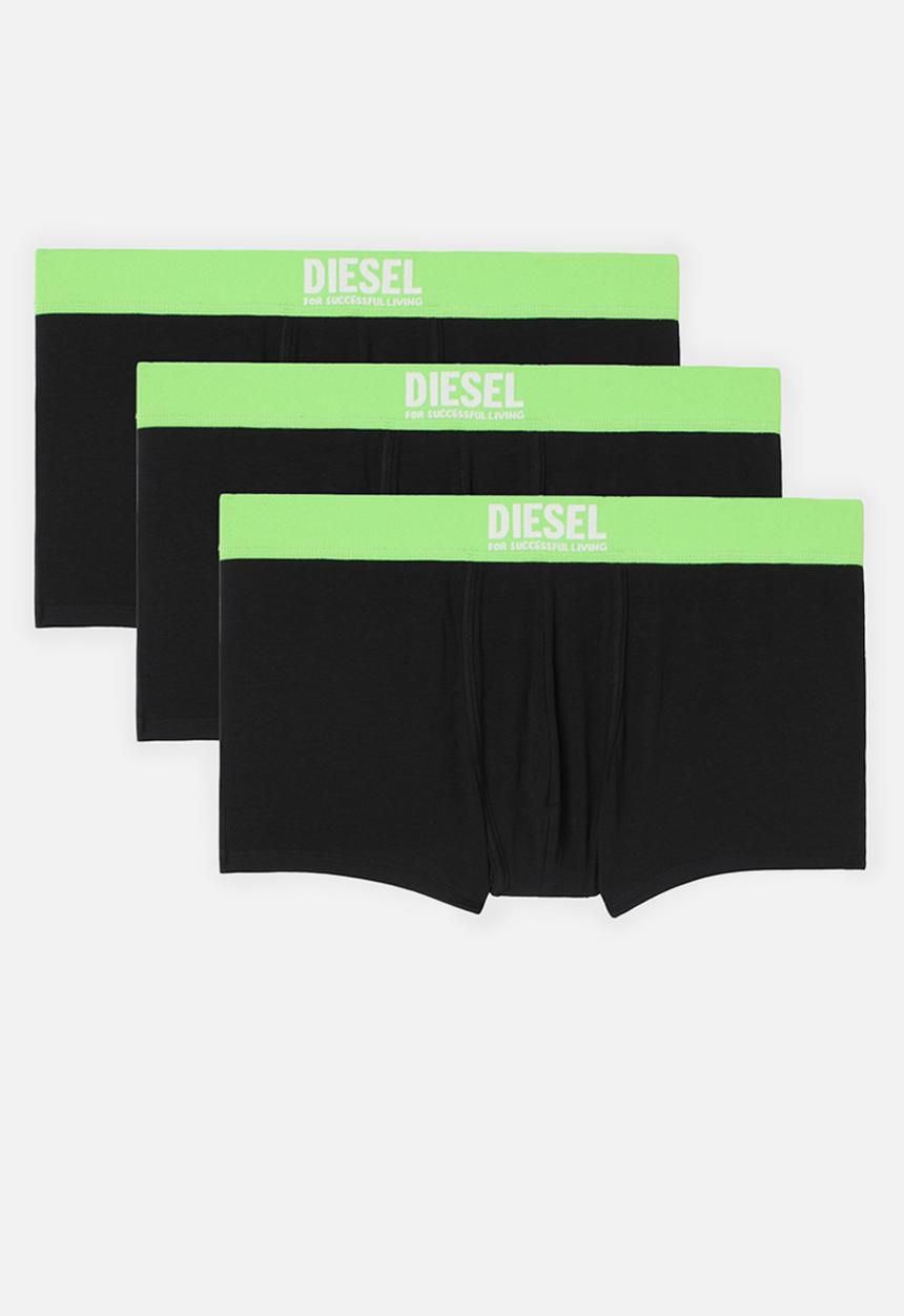 Diesel  - Umbx-damien three pack boxer shorts - black & green