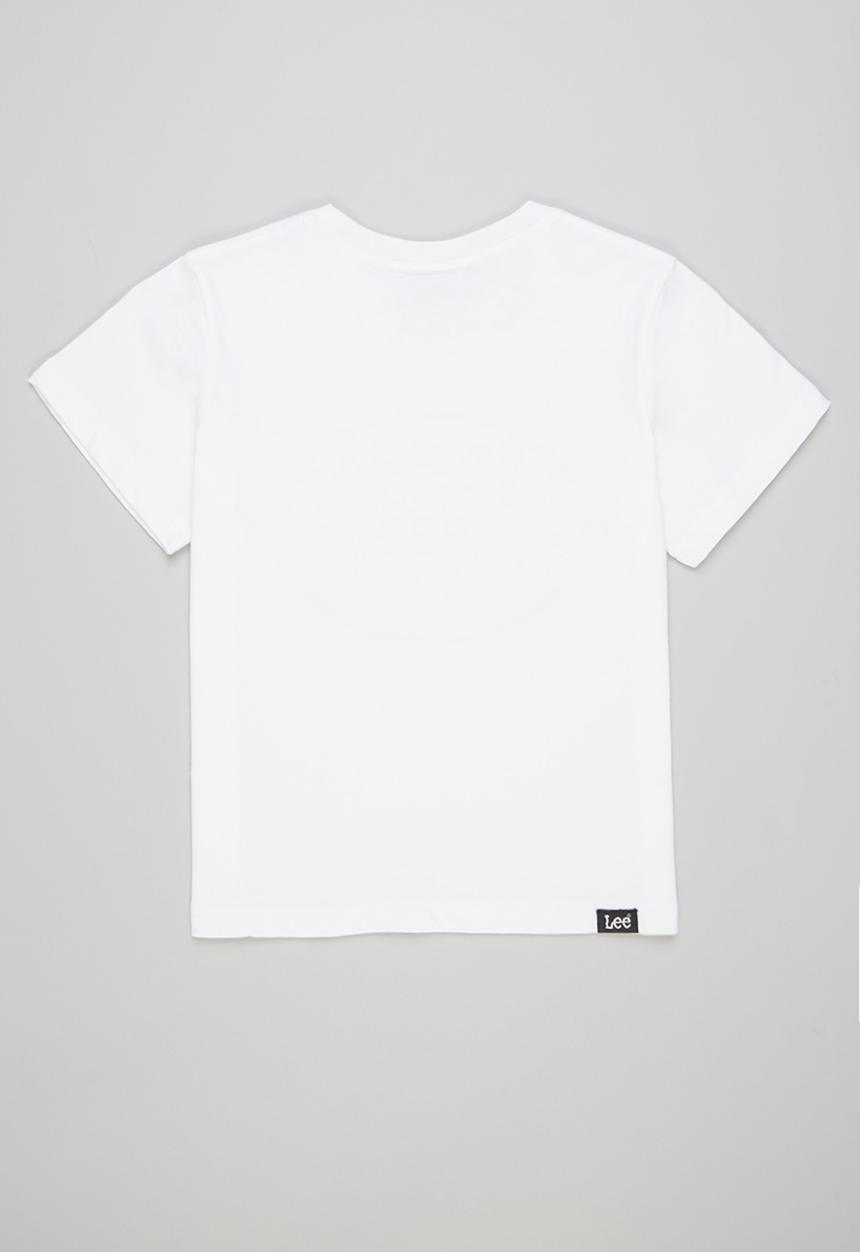 Lee  - Boys vintage stamp tee - white